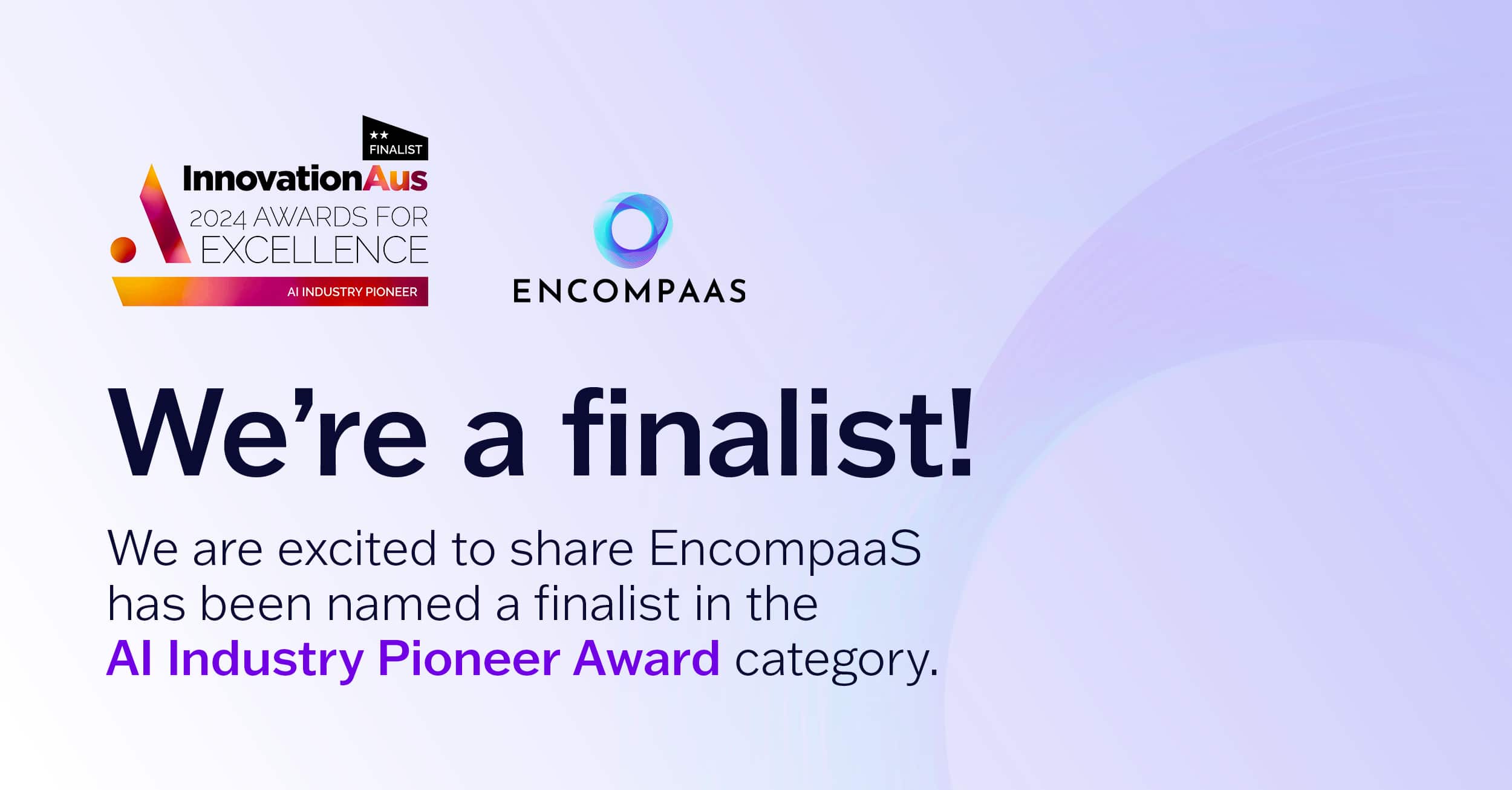 EncompaaS Named a Finalist in InnovationAus AI Award